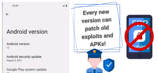 Can a Security Patch Prevent an FRP Lock Tool from Working on Android 12?