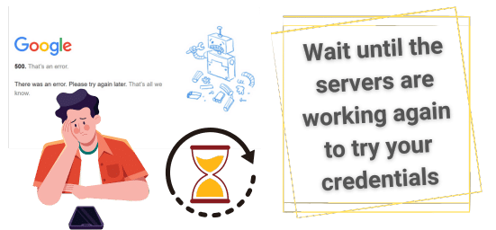 What if Google Servers aren't Verifying my Credentials?