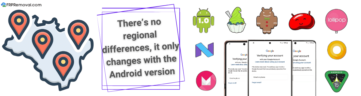 Regional differences in FRP on Unimax devices