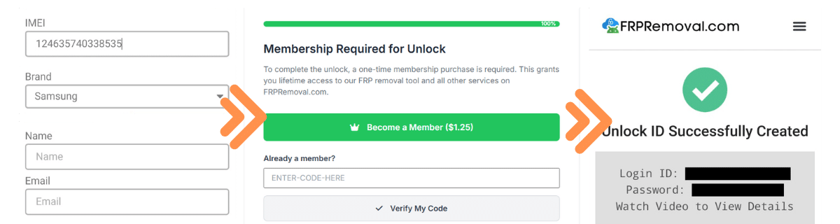 Step by step FRP bypass guide